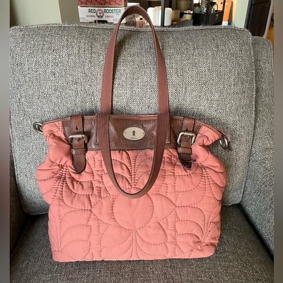 Fossil Key-per Quilted Tote - Picture 1 of 6